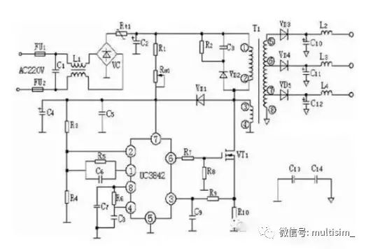 常见电源电路图及工作原理讲解(图5)