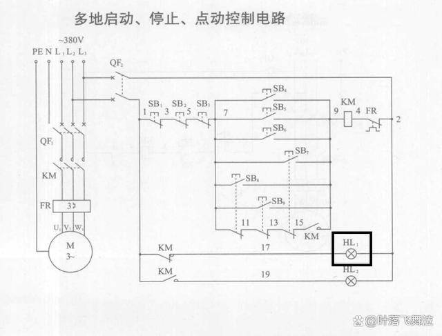 介绍一下多地启动、停止、点动控制电路的运行原理亿博电竞(图1)